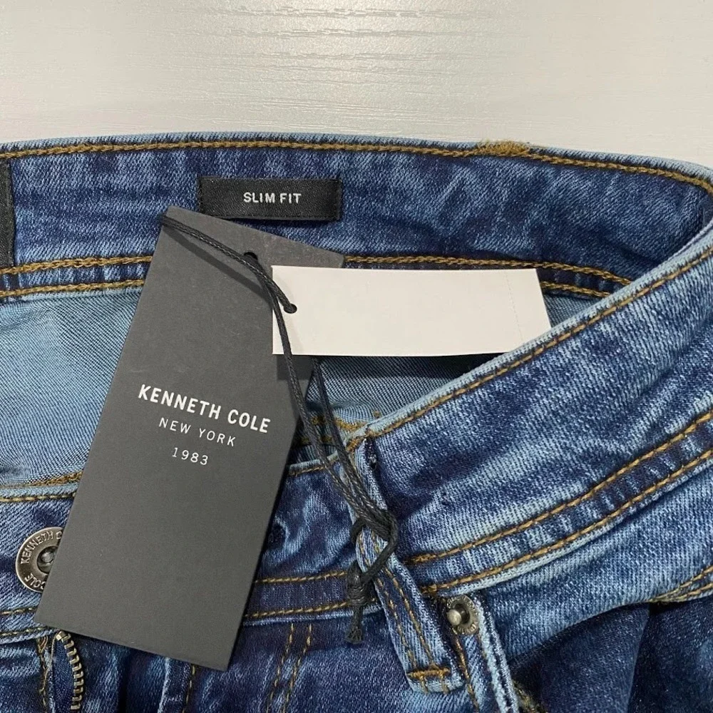 Kenneth Cole Classic Mens‎ Jeans Stretch Jeans for Men, Ultra-Soft 32-30